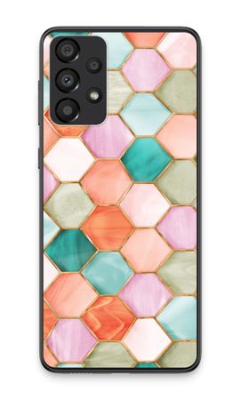 Hexagons in stained glass