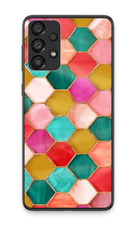 Hexagons in stained glass