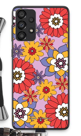 Retro Flowers - Purple