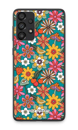 Retro Flowers N°2 - Blue