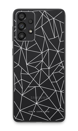 Geometric lines white