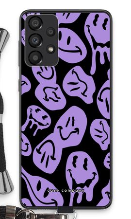 Smeltende Smiley - Paars