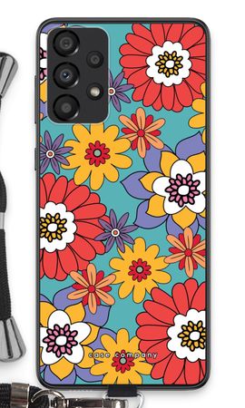 Retro Flowers - Blue