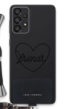 Friends heart black