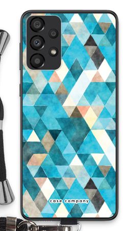 Coloured triangles blue