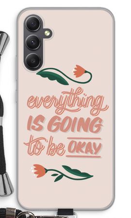 Optimistic flower girl