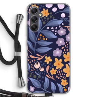 Flowers with blue leaves