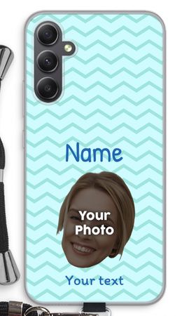Personalized Face - Stripes Pattern