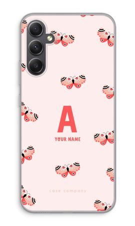 Rosy Butterflies Monogram