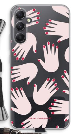 Hands pink