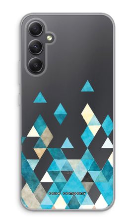 Coloured triangles blue