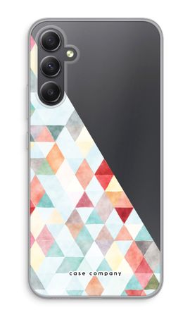 Coloured triangles pastel