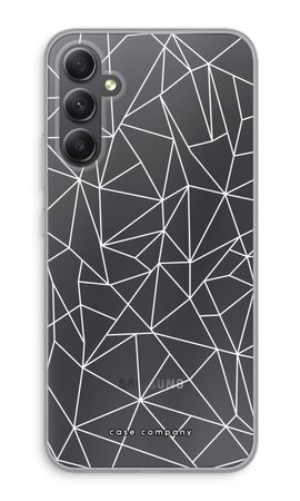 Geometric lines white