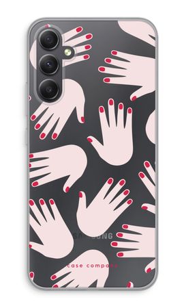 Hands pink