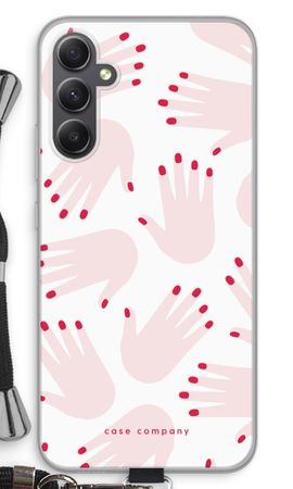 Hands pink