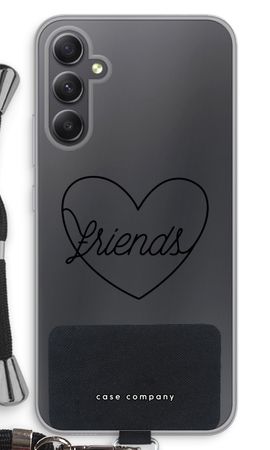 Friends heart black