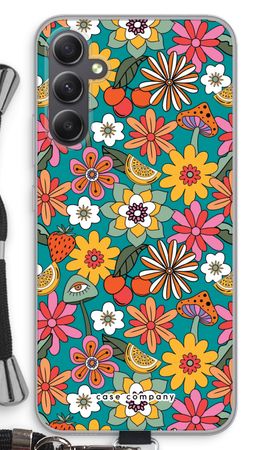 Retro Flowers N°2 - Blue