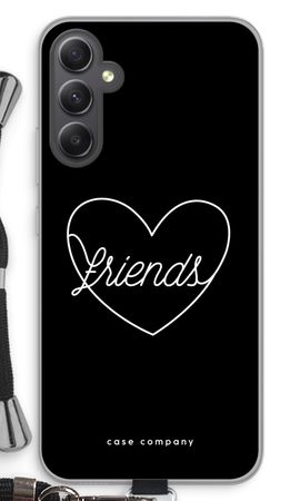 Friends heart black