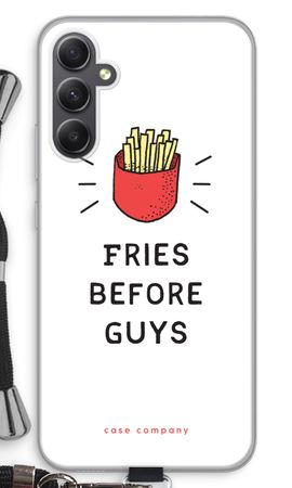 Fries before guys