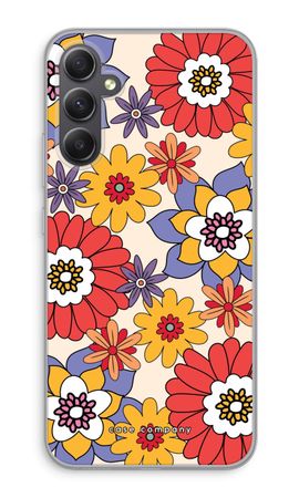 Retro Flowers - Yellow