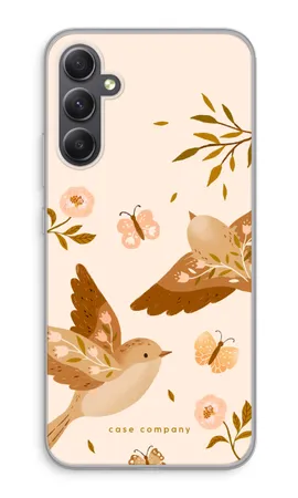Fluttering Pair, Coque souple Samsung Galaxy A34