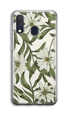 White flower pattern