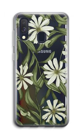 White flower pattern