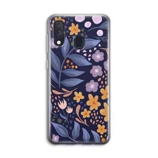 Flowers with blue leaves