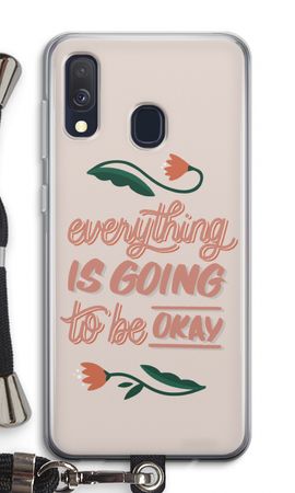 Optimistic flower girl