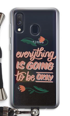 Optimistic flower girl