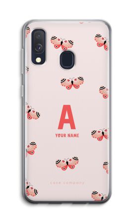 Rosy Butterflies Monogram