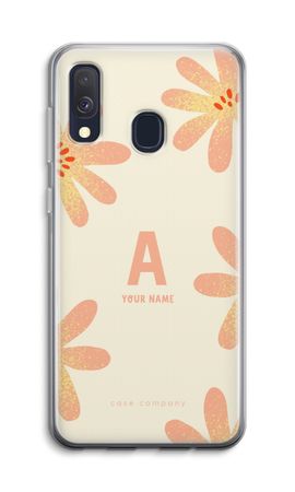 Peach Blossom Monogram