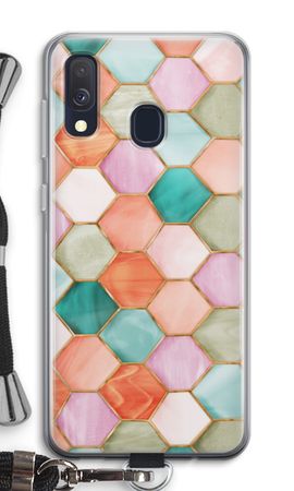 Hexagons in stained glass