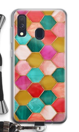 Hexagons in stained glass