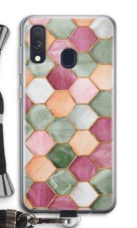 Hexagons in stained glass