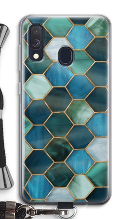 Hexagons in stained glass