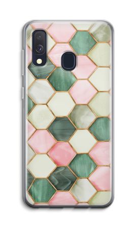 Hexagons in stained glass