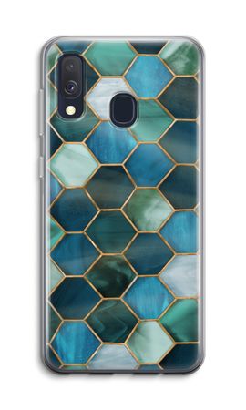 Hexagons in stained glass