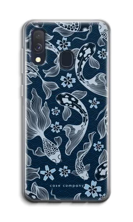 Midnight Koi, Samsung Galaxy A40 mykt deksel