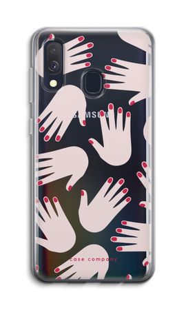 Hands pink