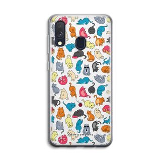 Colourful cats