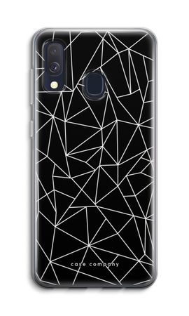 Geometric lines white