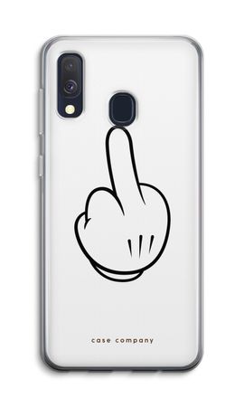 Middle finger white