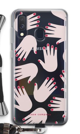 Hands pink