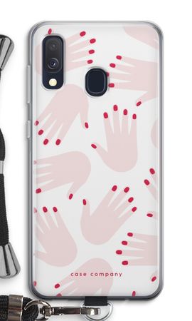 Hands pink