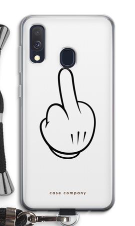 Middle finger white
