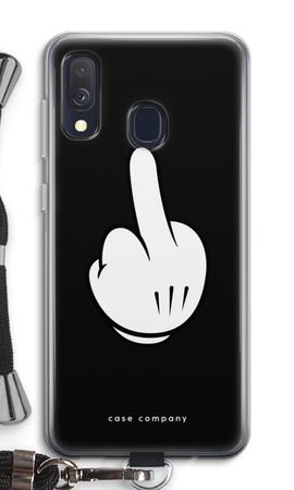 Middle finger black