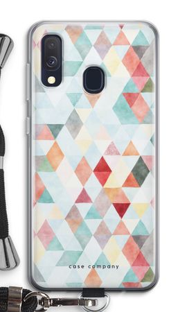 Coloured triangles pastel