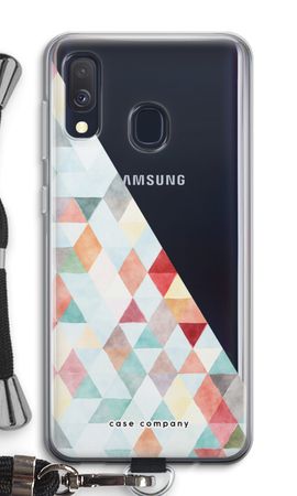 Coloured triangles pastel