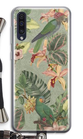 Tropical jungle parrot